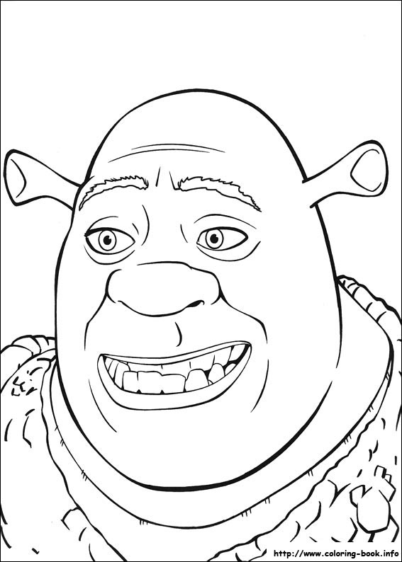 Shrek kolorowanki